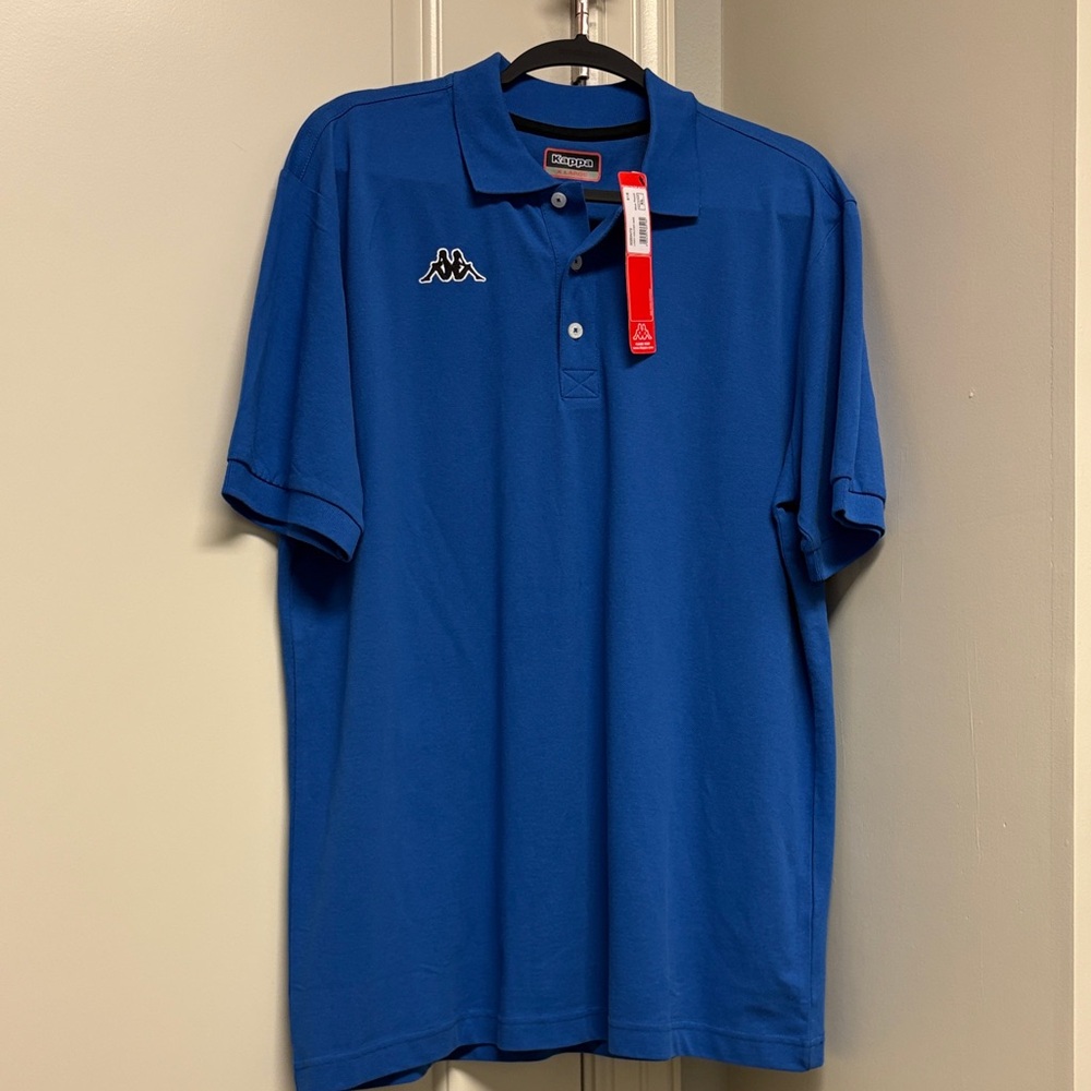 NWT Kappa Royal Blue Polo Shirt Size XL